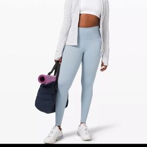 Lululemon Sleek Black High-Waisted Leggings with Stretch Fabric